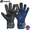 ロイシュ(reusch) サッカー アトラクト フリーゲル シルバー キーパーグラブ (24ss) プレミアムブルー/ゴールド/ブラック 5460235-441...