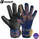 ロイシュ(reusch) サッカー アトラクト ゴールドX キーパーグラブ (24ss) プレミアムブルー/ゴールド/ブラック 5460945-4411