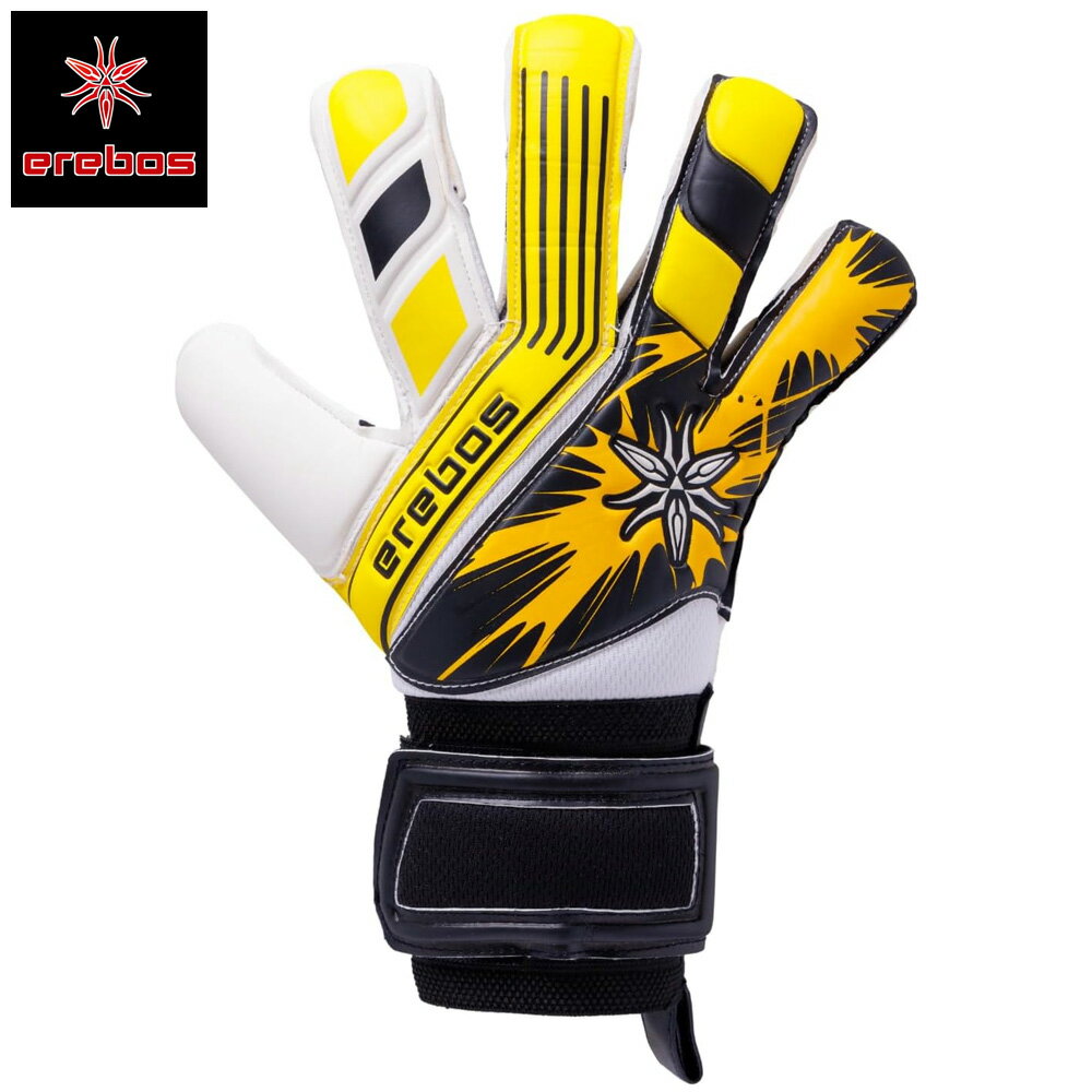 エレボス(erebos) サッカー ゼウス エルゴ カドルグリップ エルプションII キーパーグラブ (25ss) ブラック 1000151 メンズ