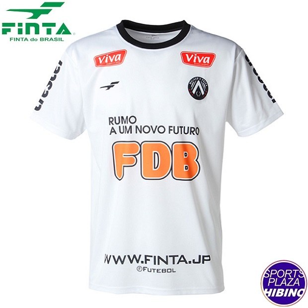 【ネコポスOK】フィンタ(Finta) サッカーウェア レコルダーレS/Sプラクティスシャツ (23ss) アパレル ホワイト×ブラック FT8903-0105【ss2506】【SCsale】