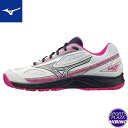 ミズノ(mizuno) テニスシューズ BREAK SHOT 4 OC(エントリーモデル) ブレイクショット (23ss) クレー・砂入り人工芝コート用 ホワイ...