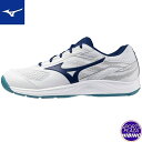 ミズノ(mizuno) テニスシューズ BREAK SHOT 5 WIDE CS(エントリーモデル) ブレイクショット (25ss) カーペットコート用 ホワイ...