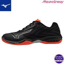ミズノ(mizuno) バドミントンシューズ WAVE CLAW EL 2 WIDE ウエーブクロー (22ss) ブラック×グレー×レッド 71GA22850...