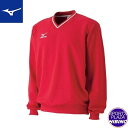 ミズノ(mizuno) テニス バドミントン スウェットシャツ V首トレーナー (18ss) アパレル ウェア 一般 ジュニア レッド×ホワイト A75LM10...