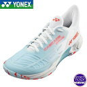 ヨネックス(yonex) バドミントンシューズ パワークッションカスケードドライブ (23aw) ホワイト×ウォーターブルー SHBCD2-619【ss2503...