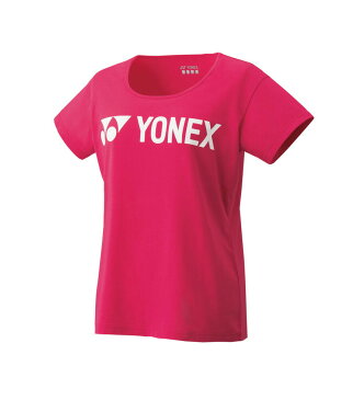 【ネコポスOK】YONEX（ヨネックス）ウィメンズTシャツテニス/ソフトテニス/バドミントン/半袖Tシャツ/レディース/女性用/ダークピンク(17SS)[16275-248]【ss2209】【DEAL】【P50904】