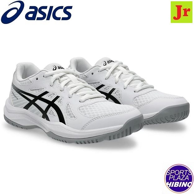 アシックス(asics) バレーボールシューズ UPCOURT 6 GS アップコート (24aw) ジュニア White/Black 1074A045-101...