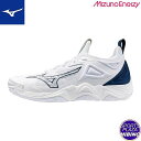 ミズノ(mizuno) バレーボールシューズ WAVE MOMENTUM 3 ウエーブモーメンタム シューズ (24aw) MIZUNO ENERZY搭載 ホワ...