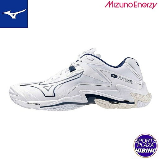 ミズノ(mizuno) バレーボールシューズ WAVE LIGHTNING Z8 ウエーブライトニング シューズ (24aw) MIZUNO ENERZY搭載 ホワイト×ネイビー V1GA240061 ミズノ(mizuno) バレーボールシューズ WAVE LIGHTNING Z8 ウエーブライトニング シューズ (24aw) MIZUNO ENERZY搭載 ホワイト×ネイビー V1GA240061