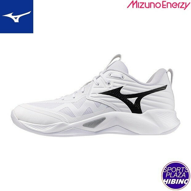 ミズノ(mizuno) バレーボールシューズ WAVE MOMENTUM PRO ウエーブモーメンタム シューズ (25aw) ホワイト×ブラック V1GA254051