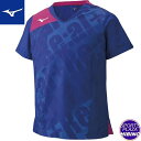 【クロネコゆうパケットOK】ミズノ(mizuno) バレーボール ブレーカーシャツ 半袖 (19ss) アパレル ウェア リフレックスブルー×ベリーピンク V2...