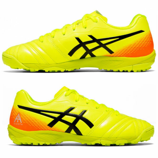 アシックス(asics) サッカーシューズ ULTREZZA AI GS TF キッズ (19fw) セーフティイエロー×ブラック ウルトレッツァ 土/人工芝 1104A014-750