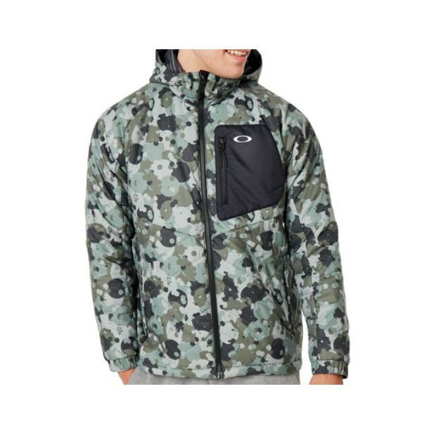 【サイズ交換送料無料】オークリー(OAKLEY) アウター ENHANCE INSULATION JACKET9.7 メンズ (19aw) グリーンプリント 412823-78Y【ss220950】【19秋冬】【特価】【大人ウェア】