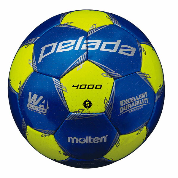 モルテン(molten) サッカーボール ペレーダ 4000 メタリックブルー×ライトイエロー 5号球 F5L4000-BL