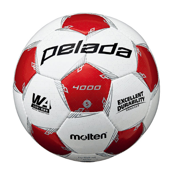 モルテン(molten) サッカーボール ペレーダ 4000 ホワイト×メタリックレッド 5号球 F5L4000-WRネット注文 サッカー 用品 セール