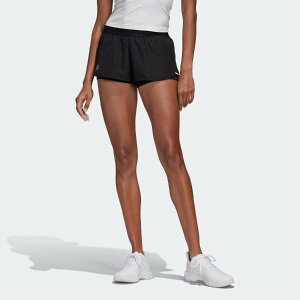 アディダス(adidas) テニス スコート TENNIS CLUB SHORT レディース (20ss) ブラック×マットシルバー×ホワイト S M L XL(OT) FRO16-FK6999【SS2306】