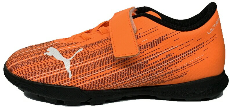 プーマ(PUMA) ジュニアサッカートレーニングシューズ ウルトラ 4.1 TT V JR (20aw) オレンジ×ブラック 106105-01【SS2212】バーゲン サッカー 用品 セール