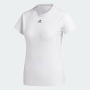 アディダス(adidas) 半袖Tシャツ フリーリフト テニス FREELIFT TENNIS T-SHIRT レディース (20aw) ホワイト×グレーフォー IPC10-FT6393