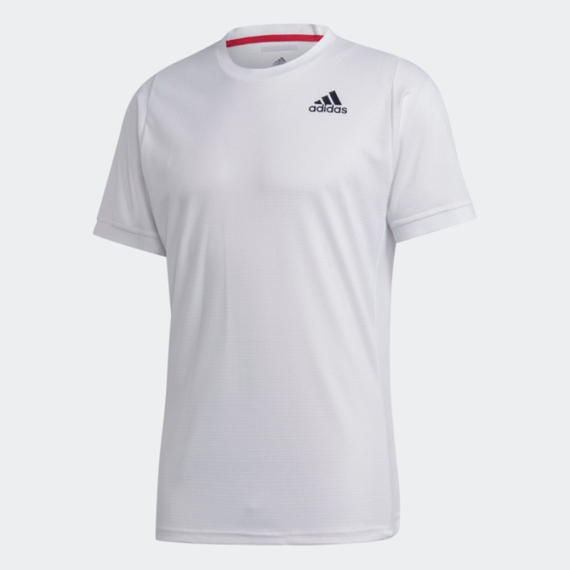 【クロネコゆうパケットOK】アディダス(adidas) 半袖Tシャツ フリーリフト ソリッド テニスHEAT. RDY / FREELIFT SOLID TENNIS T-SHIRT HEAT. RDY メンズ (20aw) ホワイト JII31-GH4569【決算P10】【SS2403】