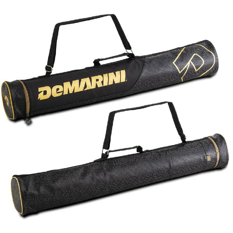 ディマリニ（DeMARINI）少年野球・ソフトボール用バットケース 2本入れ ジュニア (21ss) ブラック×ゴー..