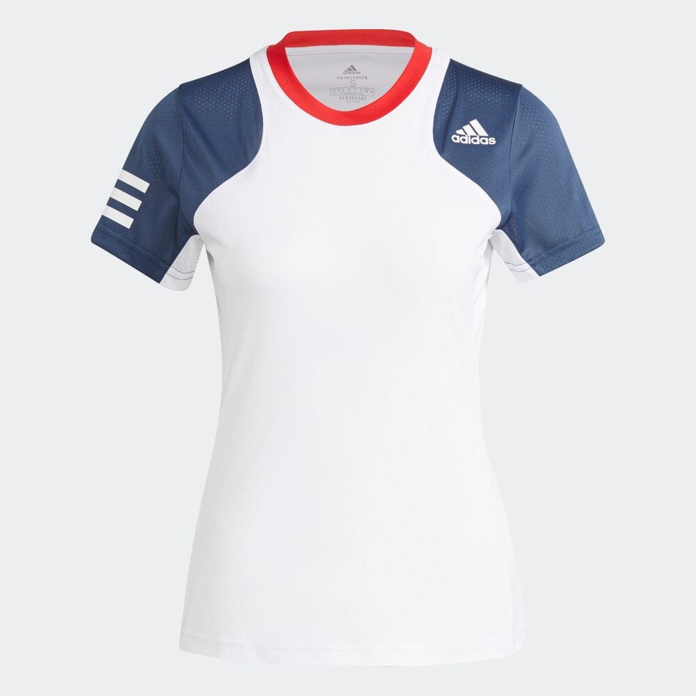 アディダス(adidas) テニスウエア シャツ クラブ テニス 半袖Tシャツ / CLUB TENNIS TEE レディース ホワイト/ホワイト 22583-GH7236【ss2312】