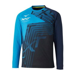 ミズノ(mizuno) Tシャツ(N-XT長袖) シャツ ユニセックス メンズ レディース (20aw) ディーバブルー/ドレスネイビー 62ja0z5424