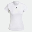 アディダス adidas テニスウエア Tシャツ フリーリフト シャツ 半袖Tシャツ レディース ホワイト/ブラック BM156-GV1519【ss2312】