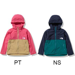 ザ・ノースフェイス (THE NORTH FACE) コンパクトジャケット Compact Jacket ジュニア (21aw) ピンク ネイビー NPJ21810