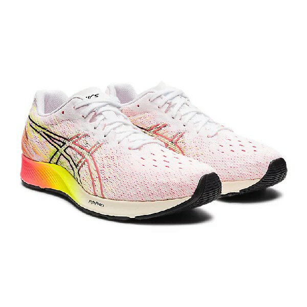 アシックス(asics) ランニングシューズ TARTHEREDGE 3 ターサーエッジ 3 レディース (21aw) White/Blazing Coral スタンダードラスト 1012B067-100【SS2209】