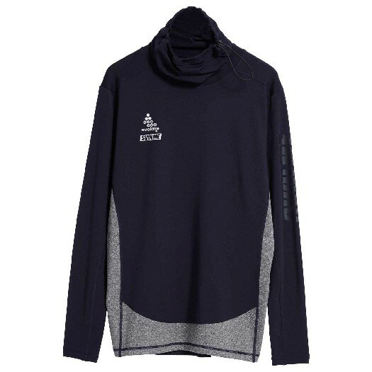 スボルメ（svolme）サッカーウエア 起毛ストレッチハイネックプラシャツ メンズ (21aw) ネイビー 1213-90800-NAVY 032【SCsale】【SCkey】