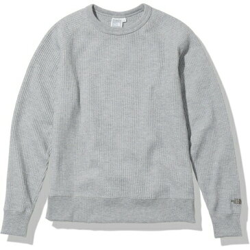 ノースフェイス (THE NORTH FACE) 長袖シャツ LSウォームワッフルクルー L /S Warm Waffle Crew レディース（21aw) ミックスグレー NTW62032-Z【sale】【SS2209】