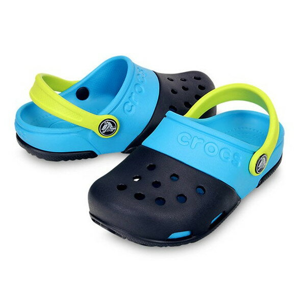 クロックス(crocs)エレクトロ　2．0　クロッグ キッズ41T：ネイビー/エレクトリックブルー[クロックス][15608]サボ　サンダル　子供用