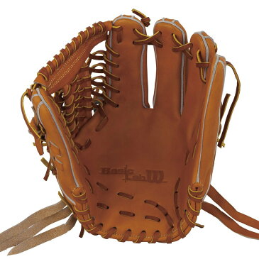 ウイルソン(wilson)Basic Lab DUAL(ベーシックラボデュアル)軟式野球用 オールラウンド用グラブ(右投げ)(18ss) オレンジタン WTARBRDUF-83