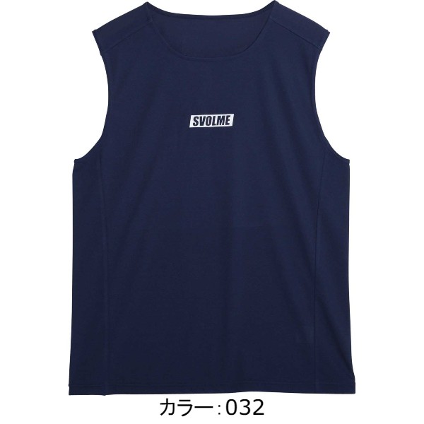 【クロネコゆうパケットOK】スボルメ(svolme) サッカー ノースリメッシュインナー インナー (22ss) NAVY 1221-93300-032【SCsale】【SS250950】