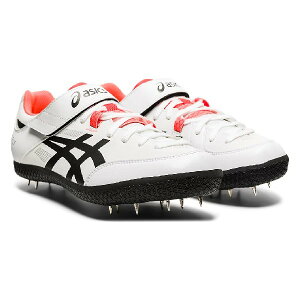 アシックス(asics) 陸上 スパイク ヒートフライ HEAT FLYメンズ (22ss) WHITE/BLACK 槍投げ/走高跳 ラスト標準 1093A136-100