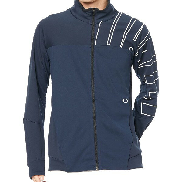 【サイズ交換送料無料】オークリー(OAKLEY) ジャケット ENHANCE TECH JERSEY JKT メンズ (22ss) ネイビー FATHOM FOA403536-6AC