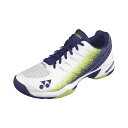 ヨネックス(yonex) テニスシューズ パワークッション チームワイド AC メンズ レディース ユニセックス ホワイト/ライム 4E SHTTWAC-656...