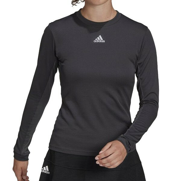 アディダス(adidas) テニスウエア FreeLift フリーリフト 長袖Tシャツ (2022ss) グレーシックス WH551-HF1788【】【SS2403】