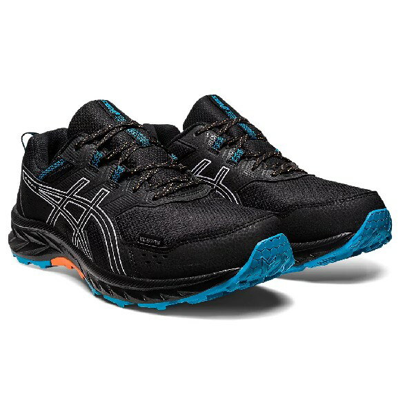 アシックス(asics) ランニングシューズ トレイルシューズ GEL-VENTURE 9 WATERPROOF 防水 メンズ (23ss) BLACK/DUSK VIOLET スタンダードラスト 1011B705-001