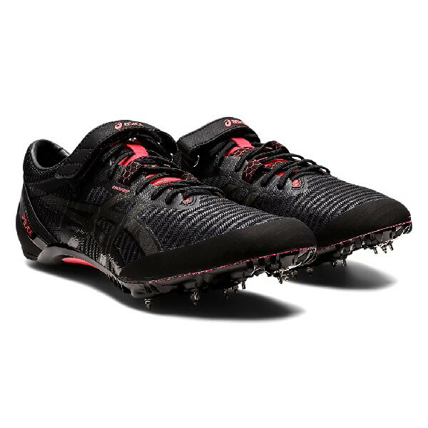 アシックス(asics) 陸上 スパイク SP BLADE 9 メンズ (23ss) BLACK/GUNMETAL 短距離 100m〜400m/ハードル ラスト標準 1093A137-001