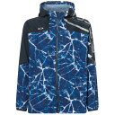 オークリー (OAKLEY) フーディー アウター ジャケット STRIKING WIND WARM JKT メンズ ブルー Blue Storm Print (22aw) FOA404163-66V