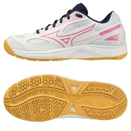 ߥ(mizuno) Х졼ܡ륷塼 󥹥ԡ 4 ˥ (23ss) ۥ磻ȡߥԥ󥯡ߥͥӡ 2E V1GD231056SS2406