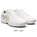 アシックス(asics) DS LIGHT JR GS TF キッズトレーニングシューズ (22aw) White/Rich Gold 1104A047-122【SCsale】【SS2403】