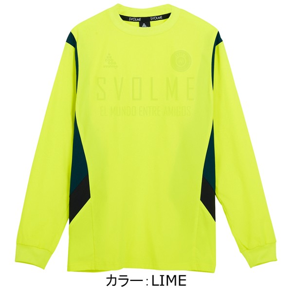 スボルメ svolme ピステトップ ピステ 22SS LIME 1223-00301-053【SCsale】