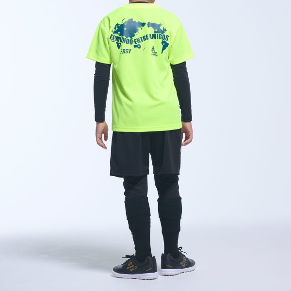 スボルメ(svolme)JrロゴプラT Tシャツ (22SS) LIME 1223-02300-053バーゲン サッカー 用品 セール