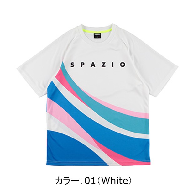 スパッツィオ(spazio) ブリーズプラシャツ Tシャツ (22aw) White GE-0846-01【SS2403】