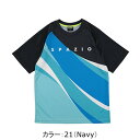 スパッツィオ(spazio) ブリーズプラシャツ Tシャツ (22aw) Navy GE-0846-21【SS2403】