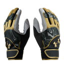 【クロネコゆうパケットOK】アンダーアーマー(UnderArmour) 野球 アンディナイアブル プロ バッティンググローブ メンズ 両手用 (23ss) ブラ...
