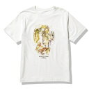 ザ・ノースフェイス(THE NORTH FACE) 半袖Tシャツ ショートスリーブ ウォールズティー S/S Walls Tee レディース (23ss) ヨル ホワイト NTW12211-YO【SS2403】