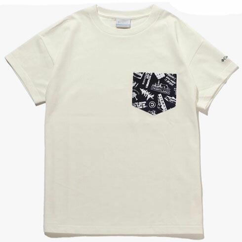 コロンビア (Colombia) アウトドアウエア ヤハラフォレストポケットティー YAHARA FOREST POCKET SHORT SLEEVE TEE 半袖Tシャツ レディース (23ss) SEA SALT CAM ホワイト PL5599-126【MKD】【OUTsale】【SS2403】